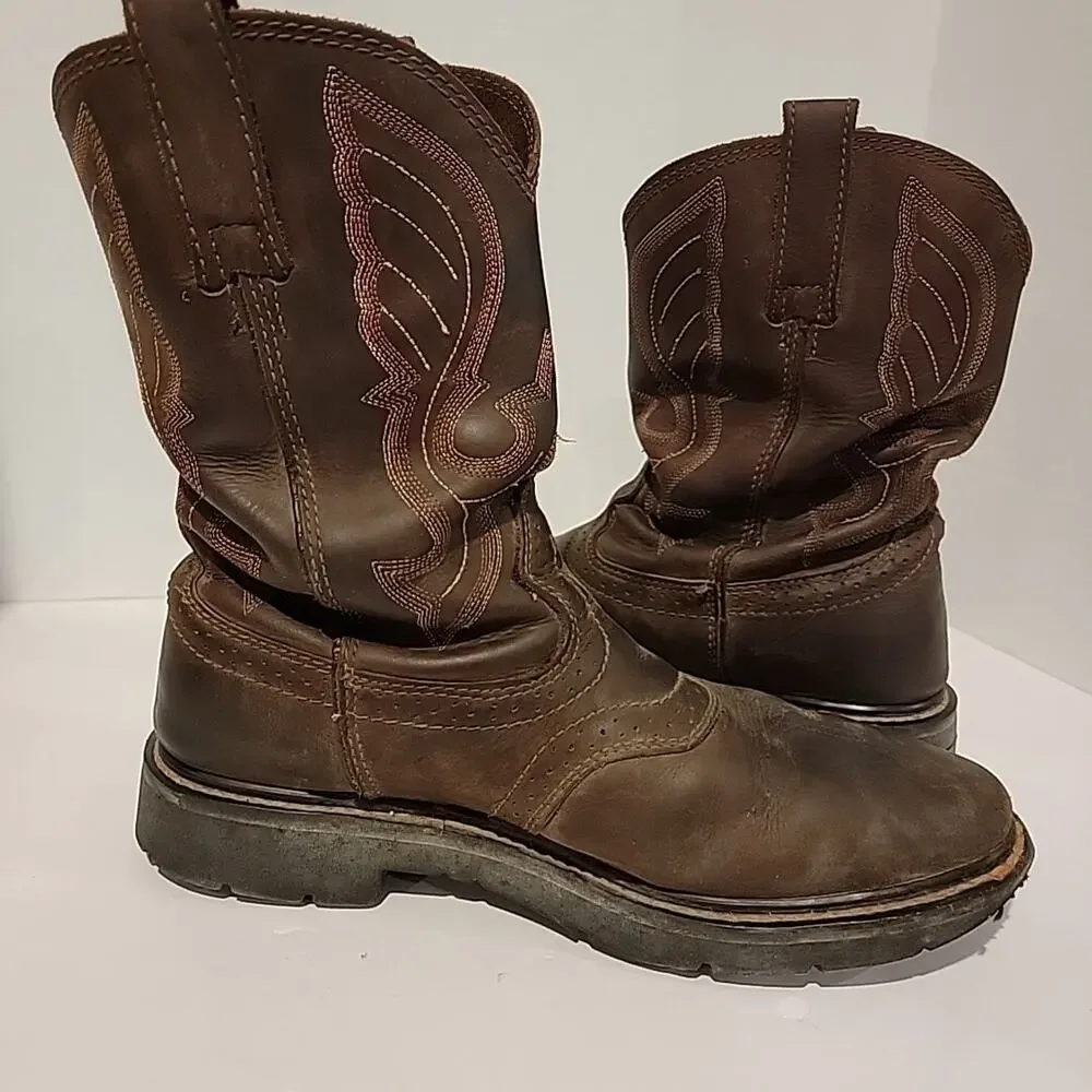 Cody James Soft Toe Western Work Boot Brown Men's Size 11D Style C9RR2